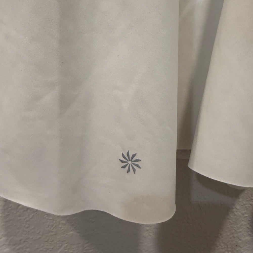 Athleta Ace Tennis Dress Womens White 1/4 Zip Sleeveless Athletic - Picture 5 of 7